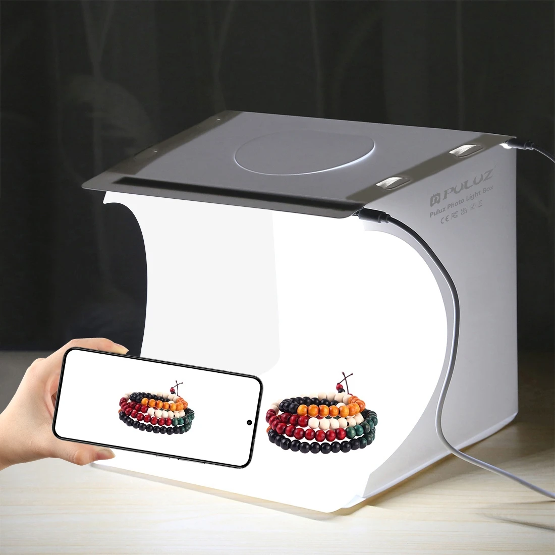 Photography Lighting Case - PULUZ 20 см мини-2 светодиодные панели