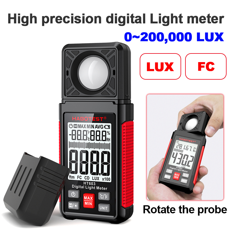 Photography Lighting Meter - Цифровой люксметр HT603 0~200 000 люкс