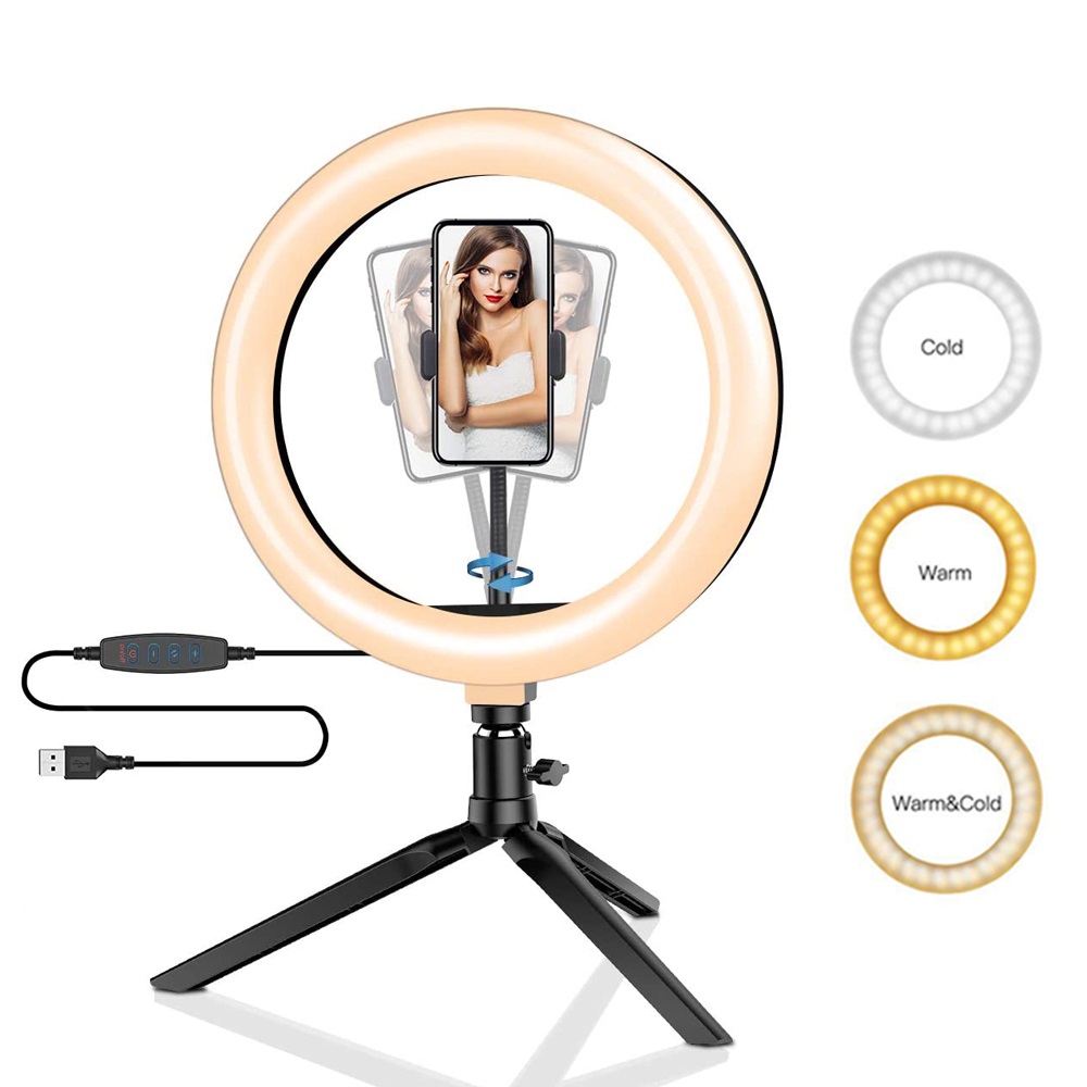 Photography Lighting Tool - 26 см 10-дюймовый светодиодный кольцевой светильник