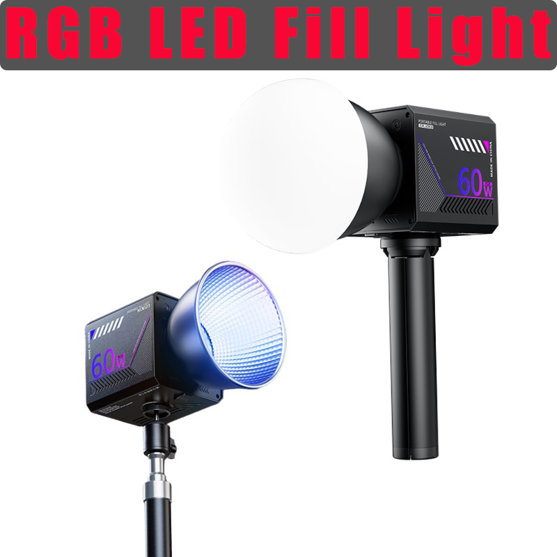 Torjim Rgb Photography Video Lighting - Портативный светодиодный RGB-видеосвет 60 Вт для