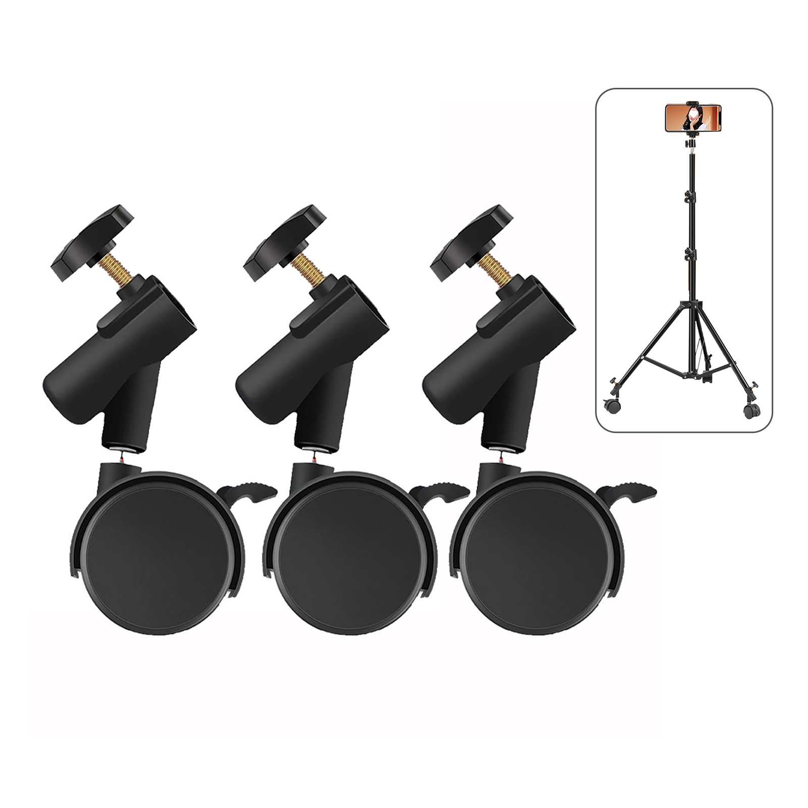 Photography Lighting Tool - Комплект из 3 гибких колес-роликов с
