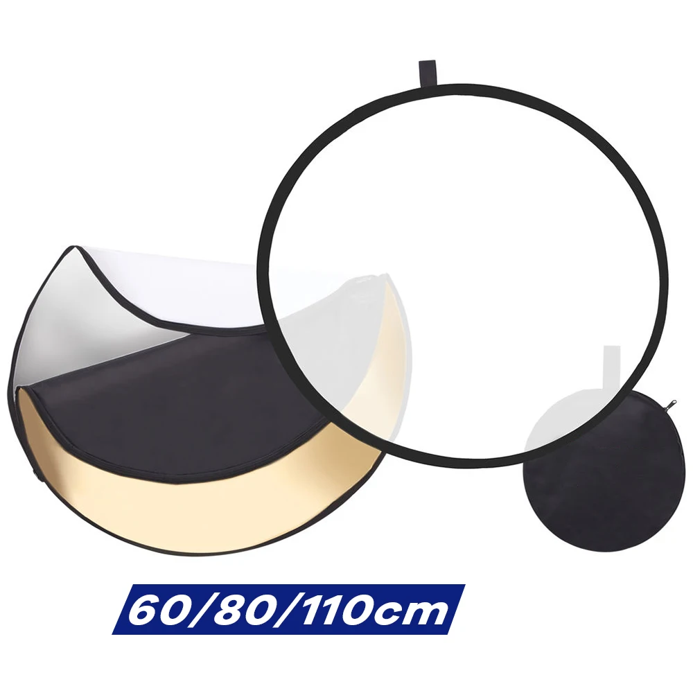 Photography Lighting Meter - Круглый отражатель 5 в 1, 60/80/110
