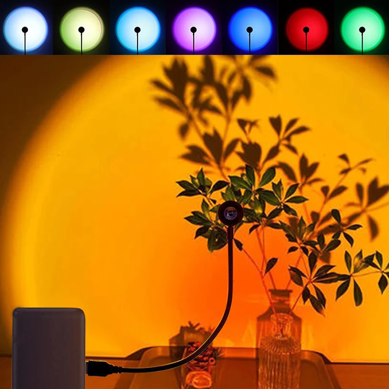 Светодиодная USB лампа заката, – обзор и цена Photography Lighting Home