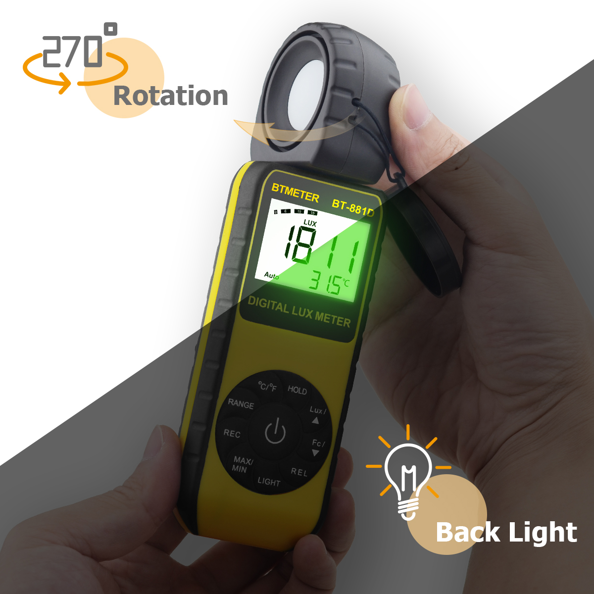 Цифровой люксметр 400 000 люкс – обзор и цена Photography Lighting Meter