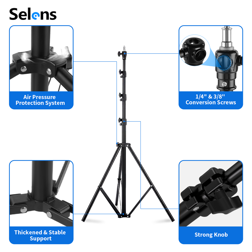 Штатив-стойка Selens 2.2~3.95м – обзор и цена Photography Lighting Meter