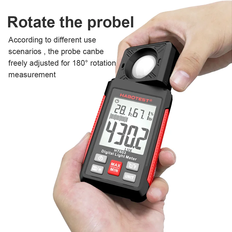 Цифровой люксметр HT603 0~200  – обзор и цена Photography Lighting Meter