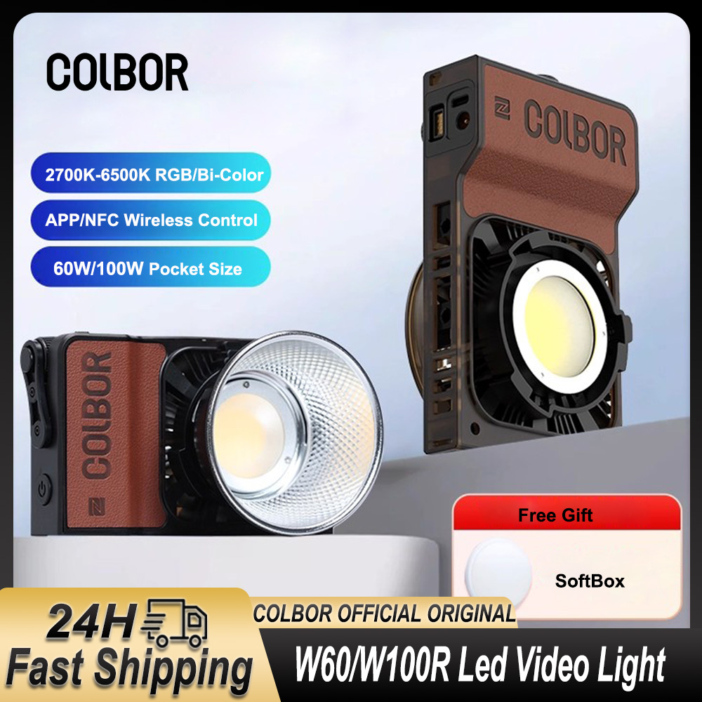 Colbor W60 W100R RGB светодиод – обзор и цена Torjim Rgb Photography Video Lighting