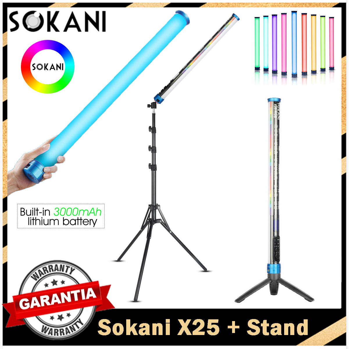 Sokani X25 RGB светодиодный св – обзор и цена Torjim Rgb Photography Video Lighting