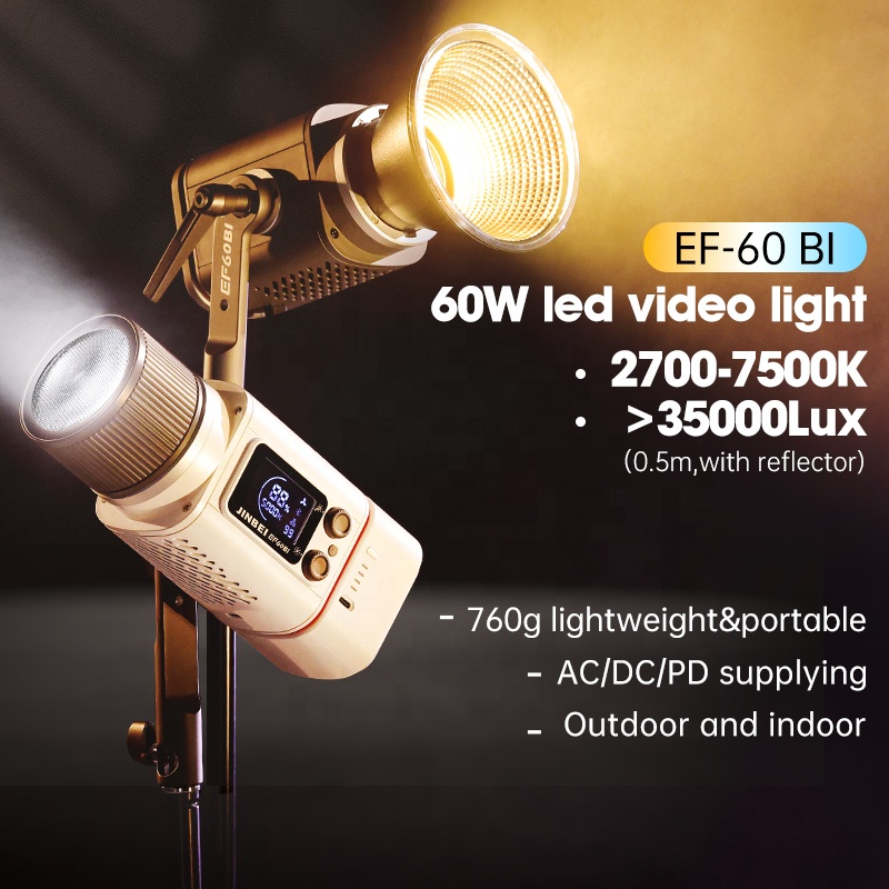 JINBEI EF-60BI 60 Вт Портативн – обзор и цена Photography Lighting Case